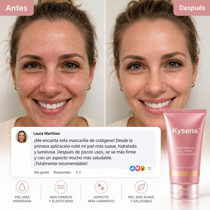 Mascarilla Nocturna de Colágeno - Kysena™