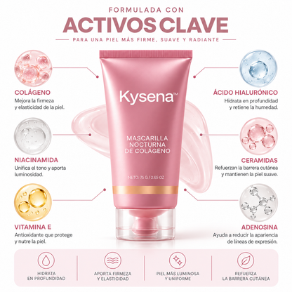 Mascarilla Nocturna de Colágeno - Kysena™